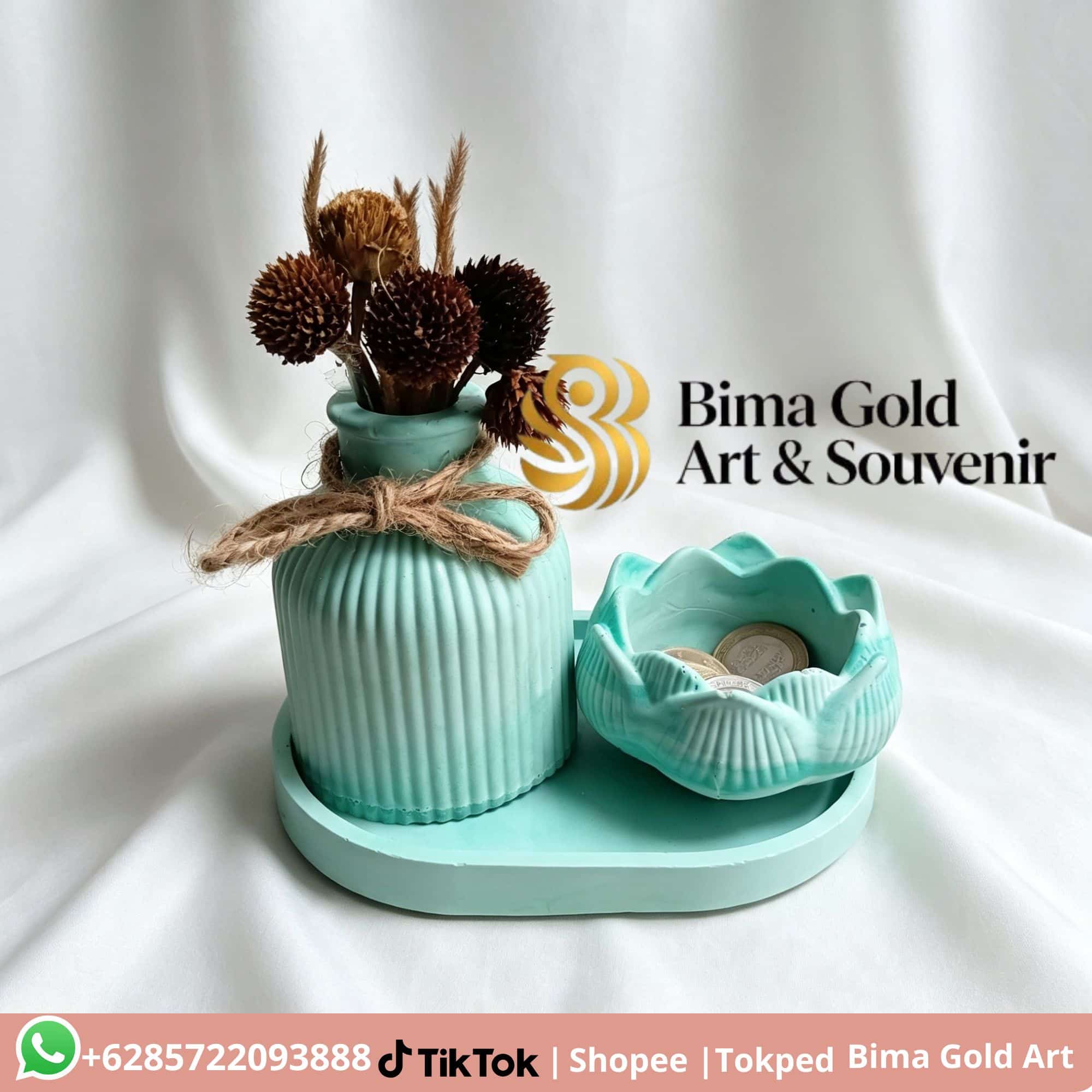 One Set Decoration Green Series