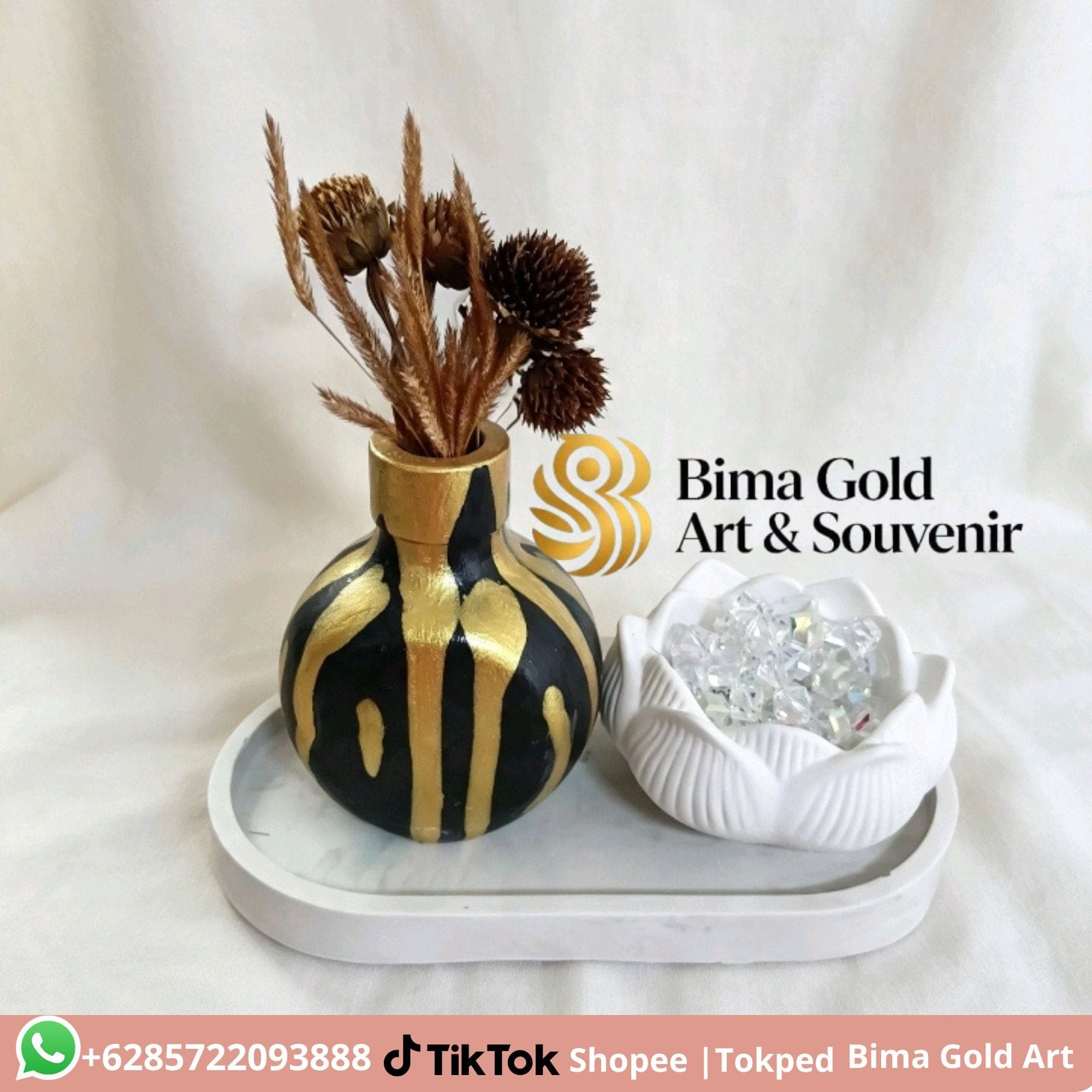 One Set Decoration White & Gold Series