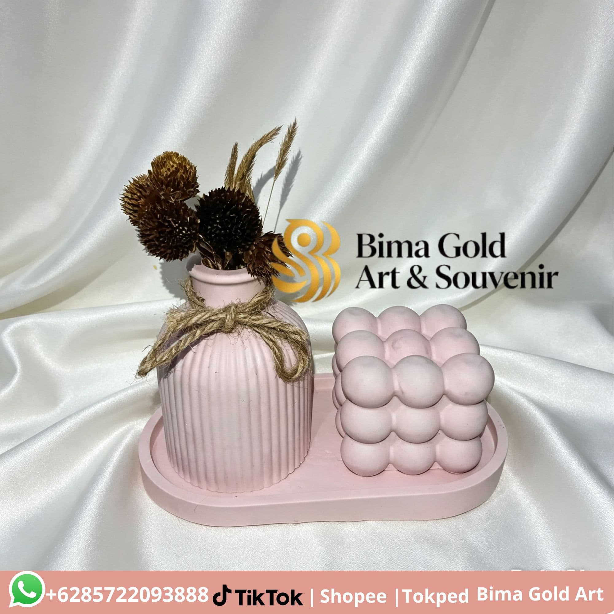 One Set Decoration Pink Series